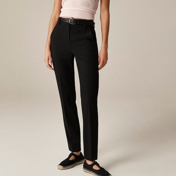 J. Crew Women's Cameron Pant in Four-Season Stretch Black Size 8 NWT